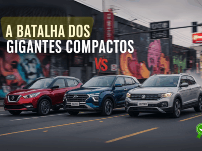 A Batalha dos Gigantes Compactos: Novo Nissan Kicks vs. Hyundai Creta e Volkswagen T-Cross – Qual SUV Levará Você Além?