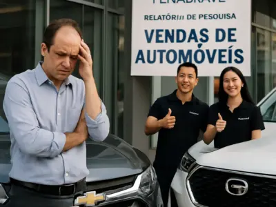 Publicidade: Chevrolet despenca e GWM surpreende no ranking Fenabrave 2025