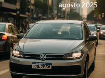Volkswagen Polo Track lidera emplacamentos no Brasil em agosto 2025