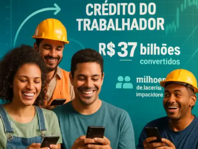 Crédito do Trabalhador converte R$ 37 bilhões e amplia acesso ao crédito barato