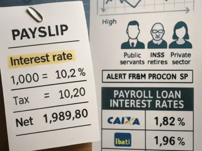 Diferença nas taxas do empréstimo consignado pode ultrapassar o dobro