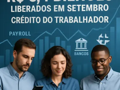 Finanças: Crédito do Trabalhador libera R$ 6,4 bilhões em setembro