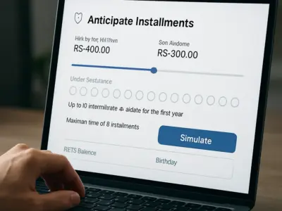 Sem limite de valor antecipado: Até 12 parcelas, contratação imediata e mais